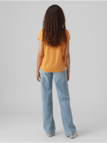 Vero Moda Basic Stretch T-Shirt VMAVA in Orange