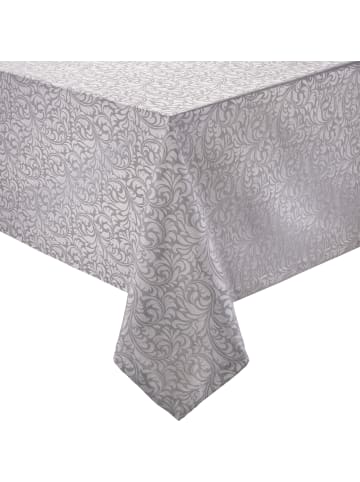 Erwin Müller Jacquard, Baumwollmischung, Gewebt Tischdecke Hamm in silber