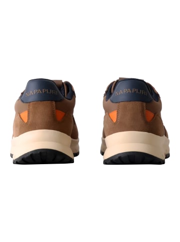 Napapijri Niedrige Sneaker aus Leder Braun