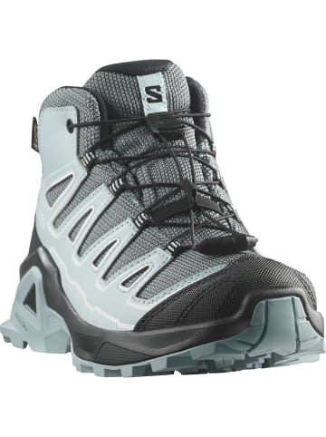 SALOMON Trekkingstiefel X ULTRA MID GORE-TEX in turbulence/black/tourmaline