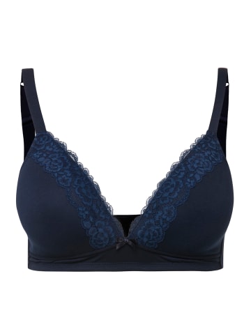 Ulla Popken BH ohne Bügel in nachtblau