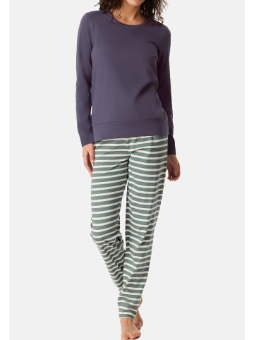 Schiesser Schlafanzug Casual Essentials in Indigo