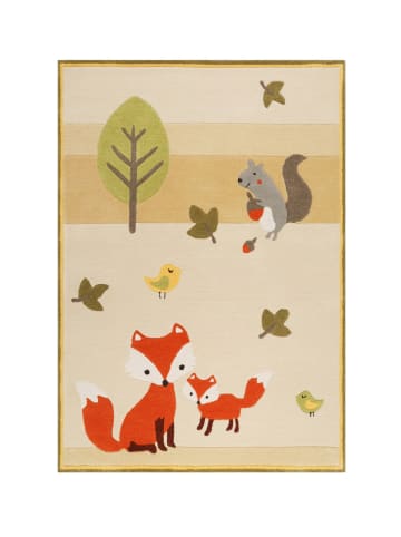 ESPRIT Kinderteppich E-Fox in the woods in beige