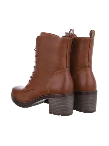 Ital-Design Stiefelette in Camel