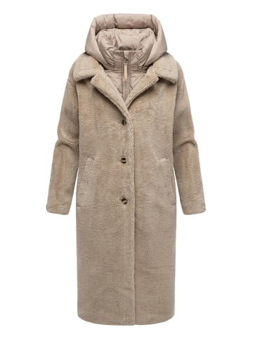 Navahoo Wintermantel Teddyzauber 14 in Light Taupe