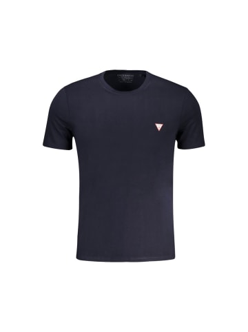 Guess Jeans Blaues Bio-Baumwoll-T-Shirt