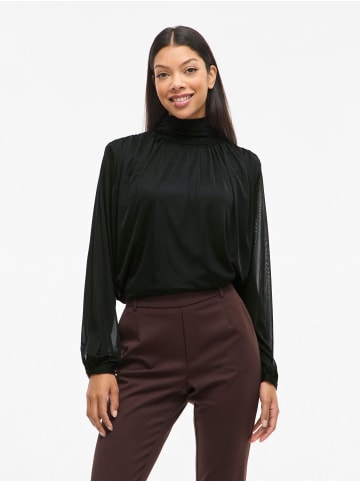Vila Oberteil mit langen Ärmeln in Black Beauty