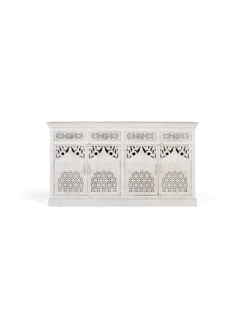Giner y Colomer Sideboard mit 4 Türen und 4 Schubladen aus Mangoholz in White