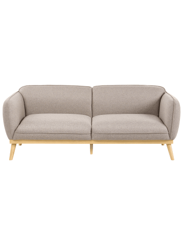 Beliani 3-Sitzer Sofa LJUNG in Braun - (W) 210 x (H) 82 x (L) 82 cm