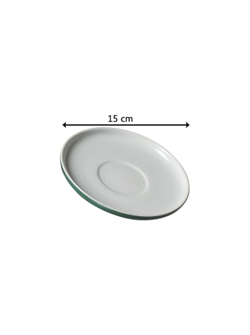 Ritzenhoff & Breker 6er Set Kaffeeuntertassen Jasper ø 15.0 cm in grün