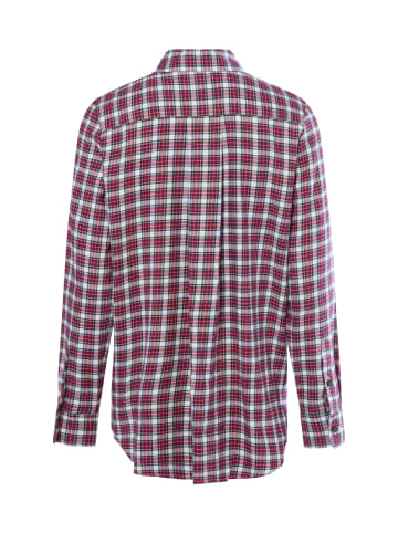 Marie Lund Bluse in rot weiß - 0071