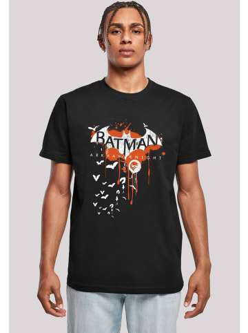 F4NT4STIC T-Shirt DC Comics Batman Arkham Knight Halloween Logo Art in schwarz