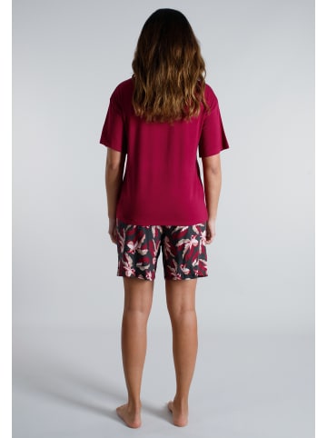 Tom Tailor Shorty Manoa in rot-mittel-Allover