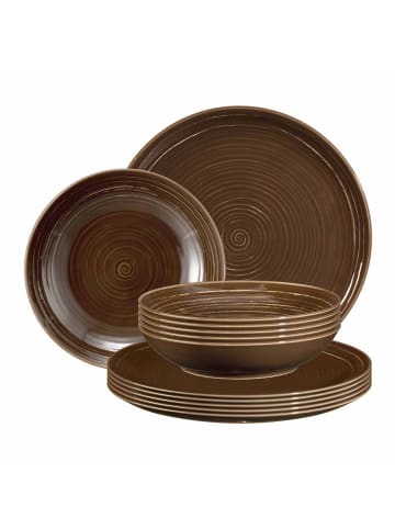 Seltmann Weiden 12er Set Tafelservice Terra in Erdbraun