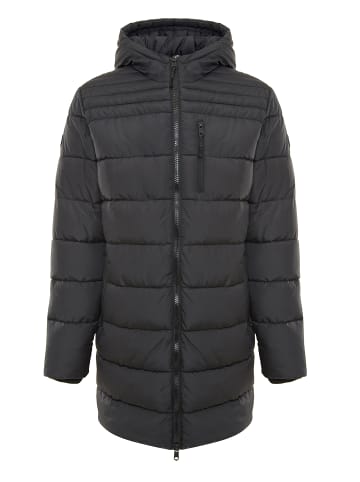 Threadbare Wintermantel THB Jacket Pike in Schwarz