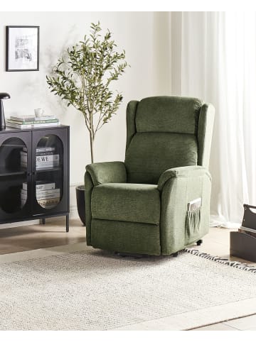 Beliani Sessel ELEGY in Grün - (W) 72 x (H) 86 x (L) 80 cm