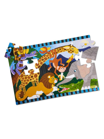 Melissa & Doug Safari Social Bodenpuzzle 24tlg.- ab 3 Jahren