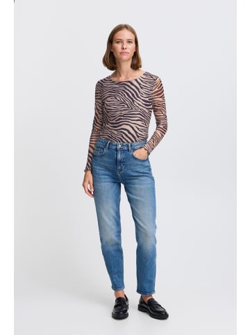 b.young Langarmbluse BYULLABELLA BLOUSE 20817213 moderne Langarmbluse in Braun