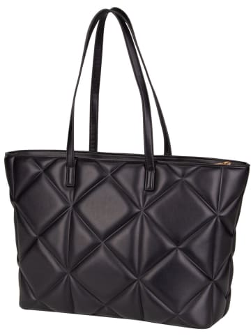 Love Moschino Shopper Embossed Q in Black