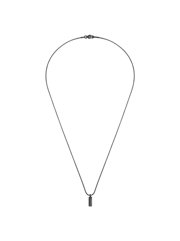 True Rebels Kette aus Edelstahl in schwarz