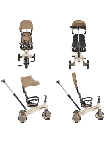 Byox Dreirad Juno 4 in 1 Laufrad in natur