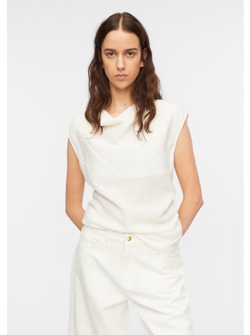 comma Bluse in 0120_weiß