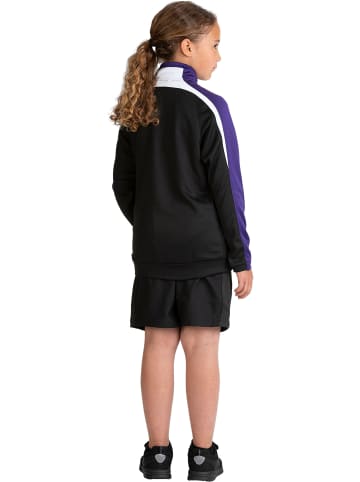 erima Liga 2.0 Trainingsjacke Mit Kapuze in schwarz/violet/weiss