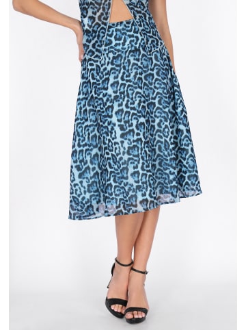 faina Women Skirt in blue black