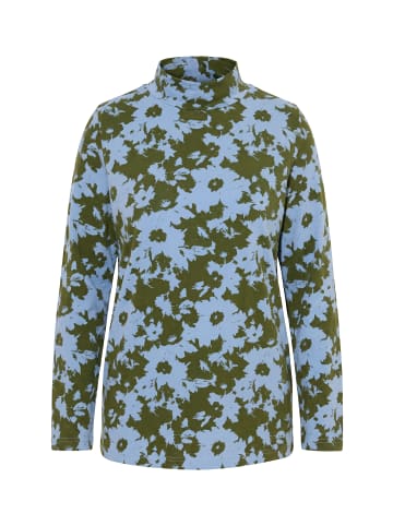Ulla Popken Shirt in dunkel khaki