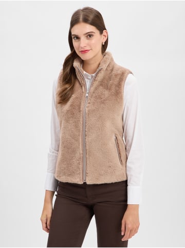 Marie Lund Weste in taupe - 0002