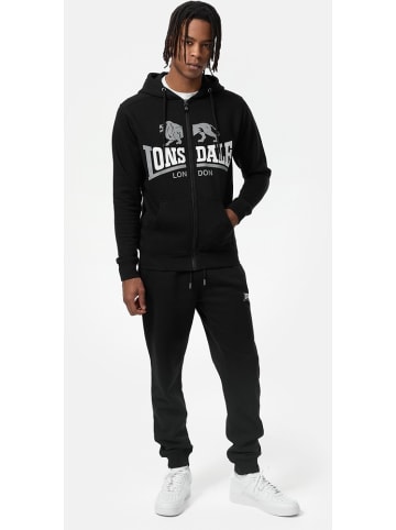 Lonsdale Trainingsanzug "Yetlington" in Schwarz