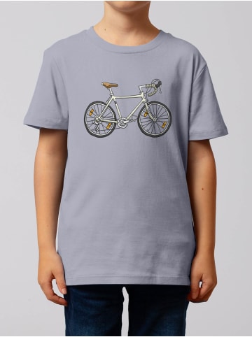 wat? Apparel T-Shirt Doodle Bike in Lavender