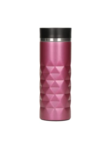 elasto Thermobecher "Diamond" in pink - 450 ml