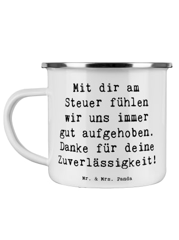 Mr. & Mrs. Panda Kaffeetasse Spruch Busfahrer Sicherheit mit Spruch in Weiß