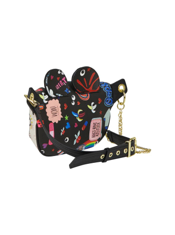 myMo Women Satchel in Black Pink