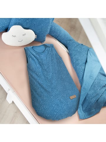 roba Babyschlafsack 'Seashells Indigo' - Ganzjährig aus Baumwolle - Blau