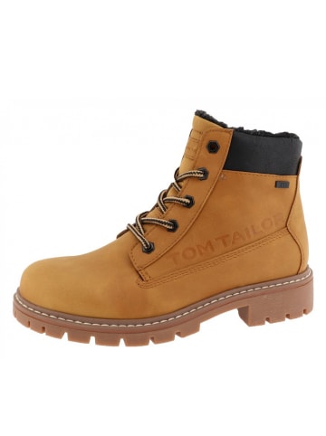 Tom Tailor Schnürstiefel  in Beige