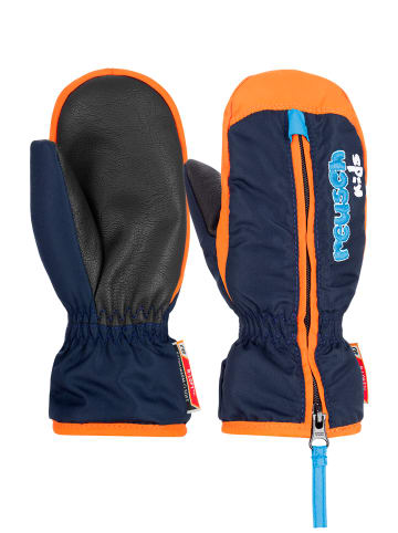 Reusch Fäustling Ben Mitten in dress blue/orange popsicle