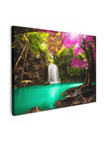 MuchoWow Leinwand bilder Magischer Wasserfall (BxH)