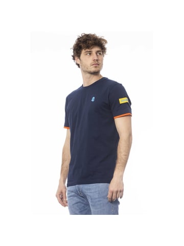 Invicta Blau Baumwolle Herren T-Shirt