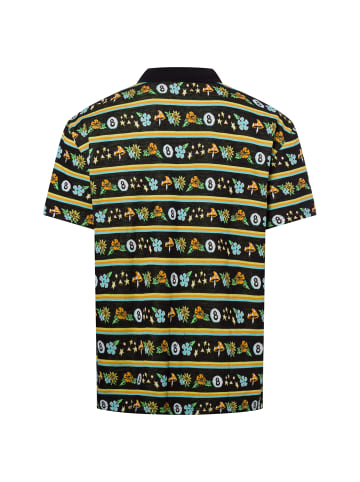 Santa Cruz Poloshirt Winkowski Trip Stripe in schwarz gelb - 0001