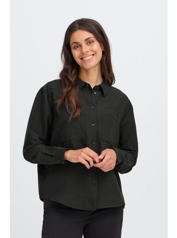 Fransa Langarm - Hemd FRGALA Loose fit in Black
