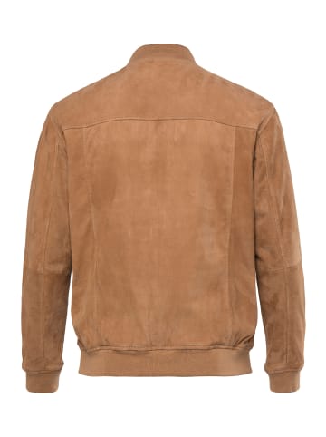 STHUGE Lederjacke in zimtbraun