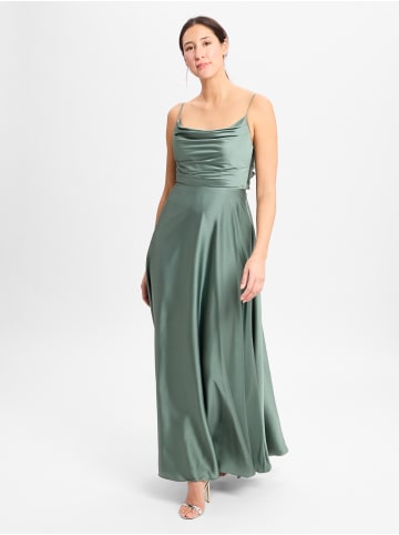 Marie Lund Abendkleid in khaki - 0002