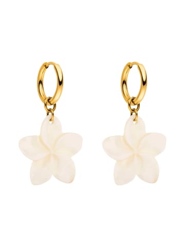 PURELEI Ohrringe Plumeria Gold