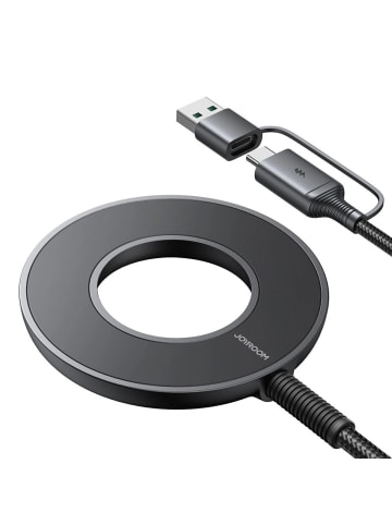 Wisam Magnetisches Ladegerät Wireless 15W Schnellladen für Smartphones schwarz