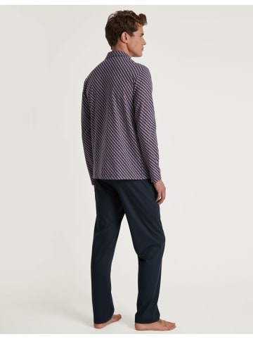 Calida Knopfleiste Langarmshirt für Damen in rot