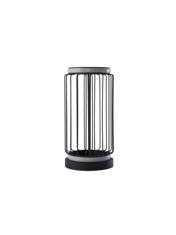 Licht-Erlebnisse Tischlampe EEK G (B)16 x (L)16 x (H)33 cm in Schwarz Weiß