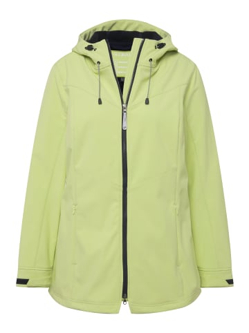 Ulla Popken Softshelljacke in limettengrün