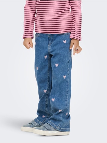 KIDS ONLY Jeans mit weitem Bein in Light Medium Blue Denim